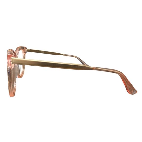 MUSE OVERSIZED 32-000414 TRANSPERANT PINK EYEGLASSES FRAMES 52-20-150